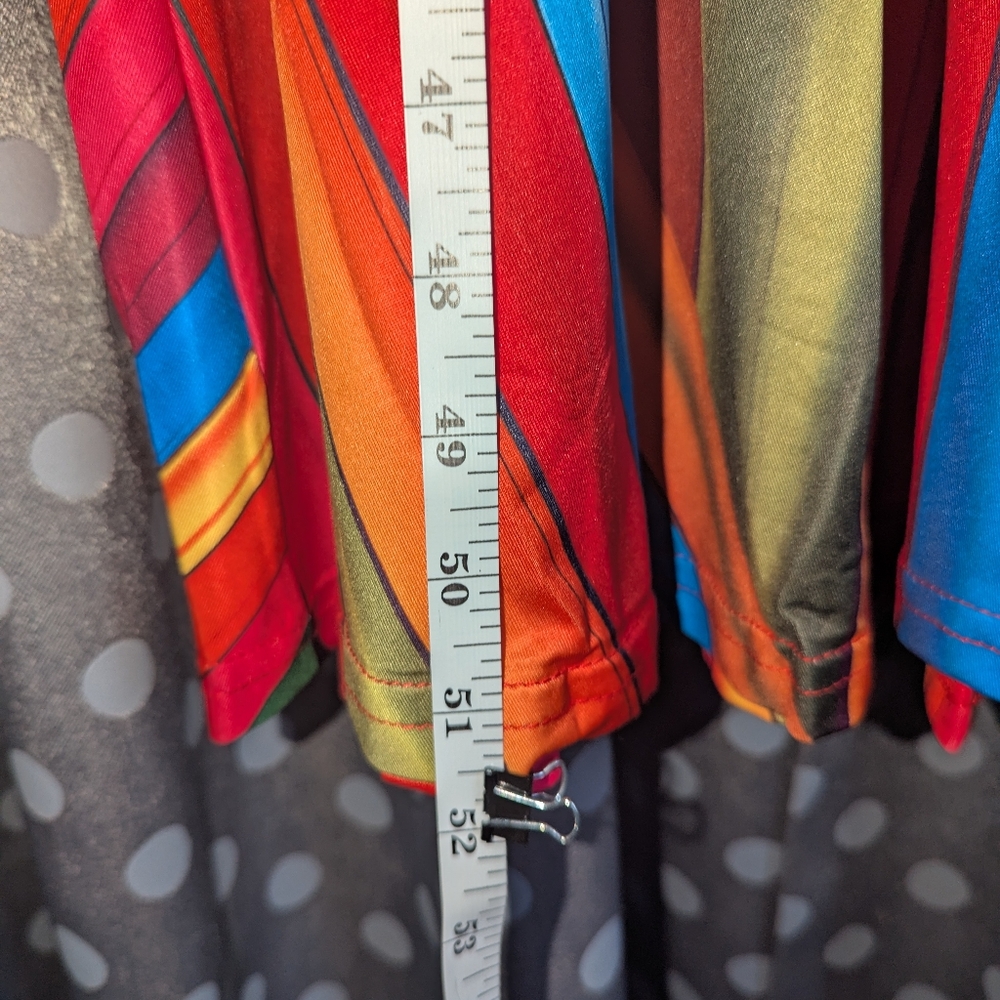 Colorful Striped Dress 5XL fits Like 22-24 - Picture 8 of 13